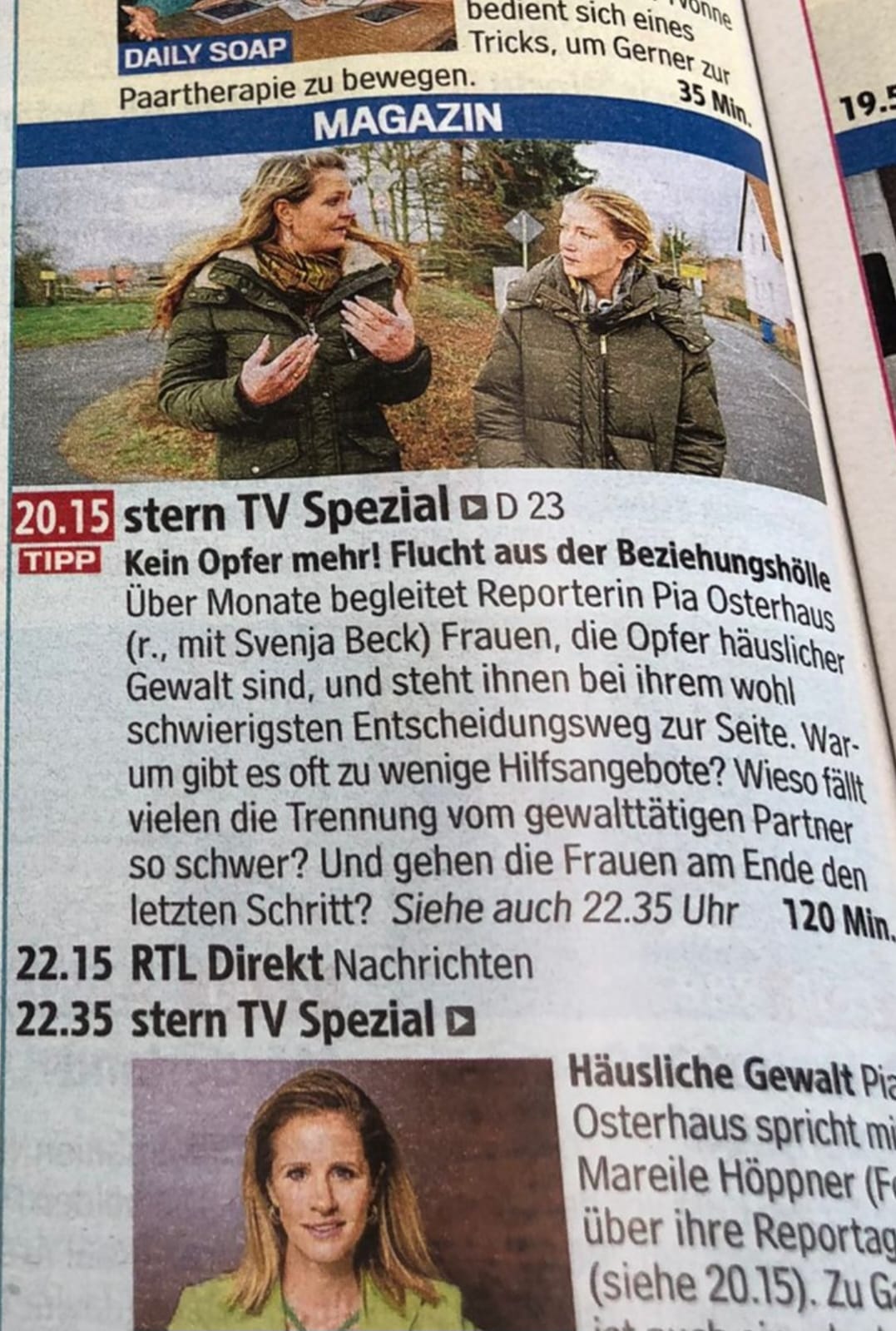 You are currently viewing 12. Oktober 2023 RTL STERN TV SPECIAL Einschalten
