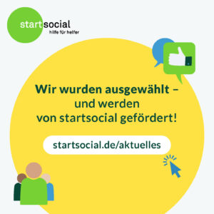 Mehr über den Artikel erfahren Wir haben das Startsocial Stipendium bekommen