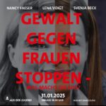 Am 31.Januar 2025 die Podiumsdiskussion bei der SPD in Frankfurt unter anderem mit Nancy Faeser, Nadine Gersberg und Lena Voigt